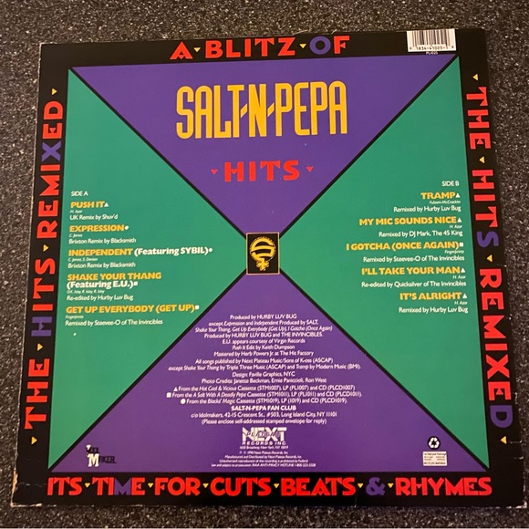 Salt N Pepa Hits 1990 the Hits Remixed Vinyl Record - Picture 3 of 7